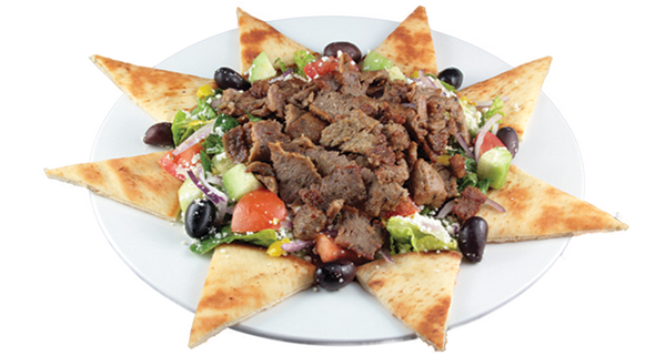 11. Greek Salad w/ Gyro Meat